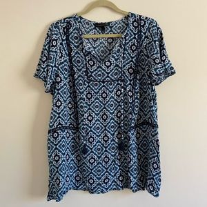 Lane Bryant summer boho shirt